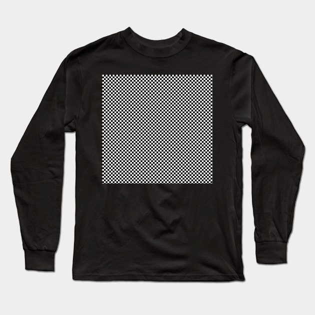 Checkerboard Long Sleeve T-Shirt by YellowLion